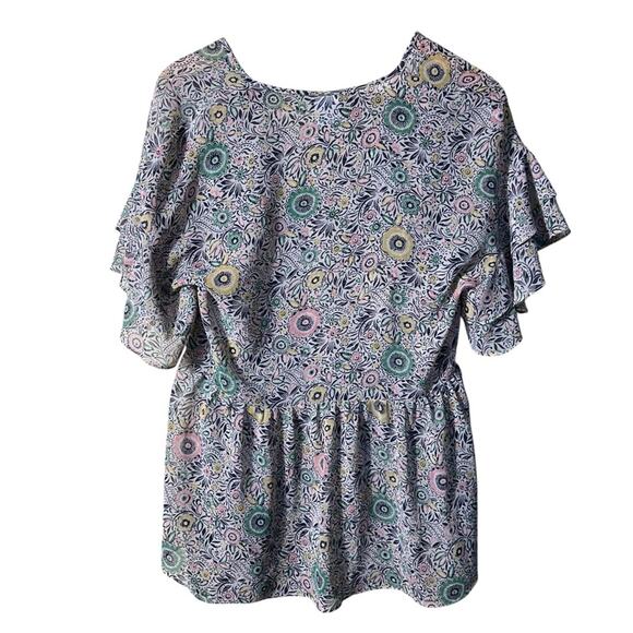 Cabi Poet Floral Babydoll Top Size Small - Picture 2 of 8